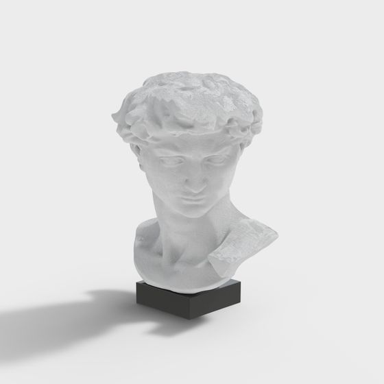 David Head 3D model - Classic Meets Modern