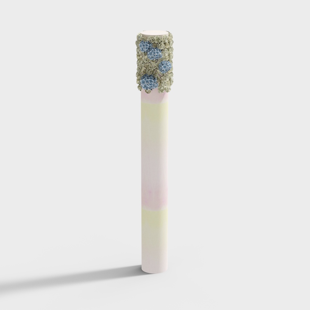 outdoor wedding flower column