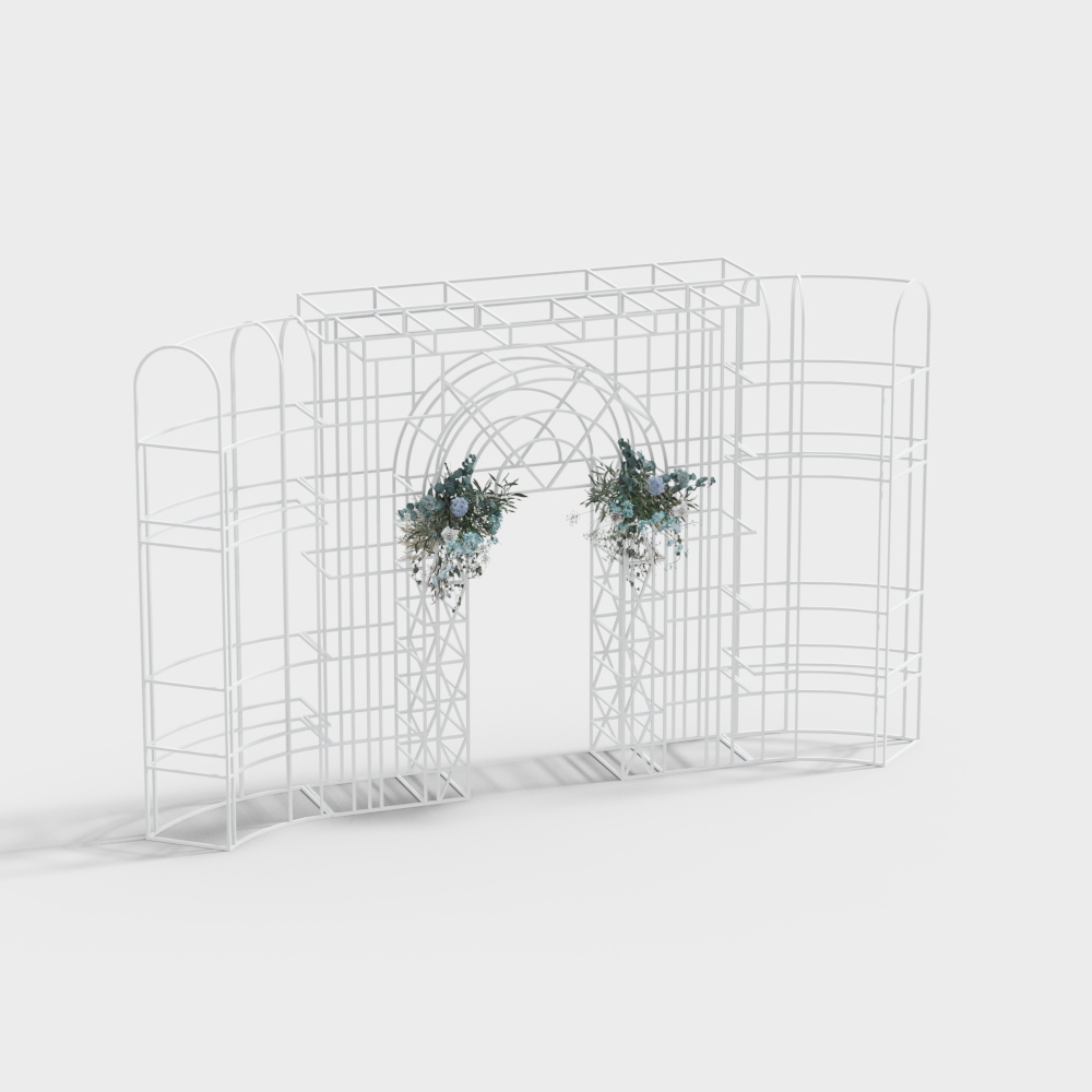 Cửa hoa lớn cho đám cưới ngoài trời