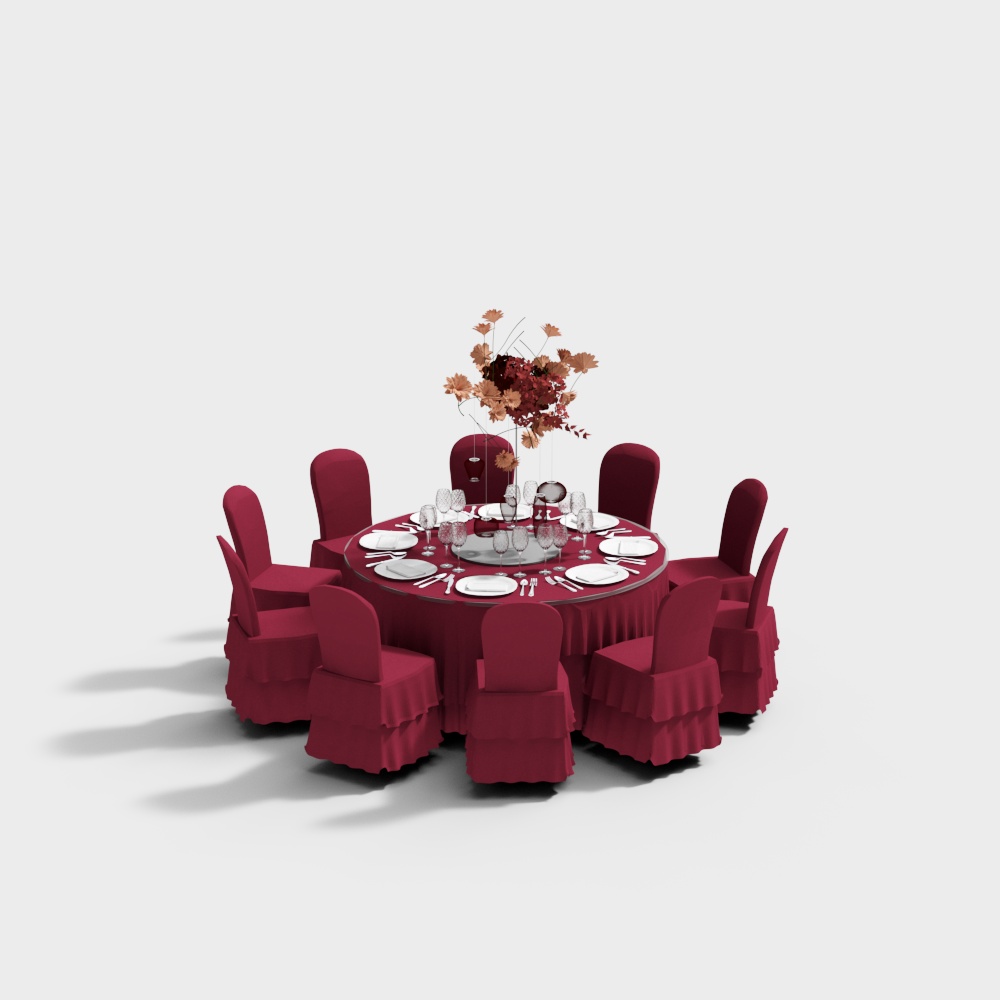 Hotel Chinese wedding tables and chairs