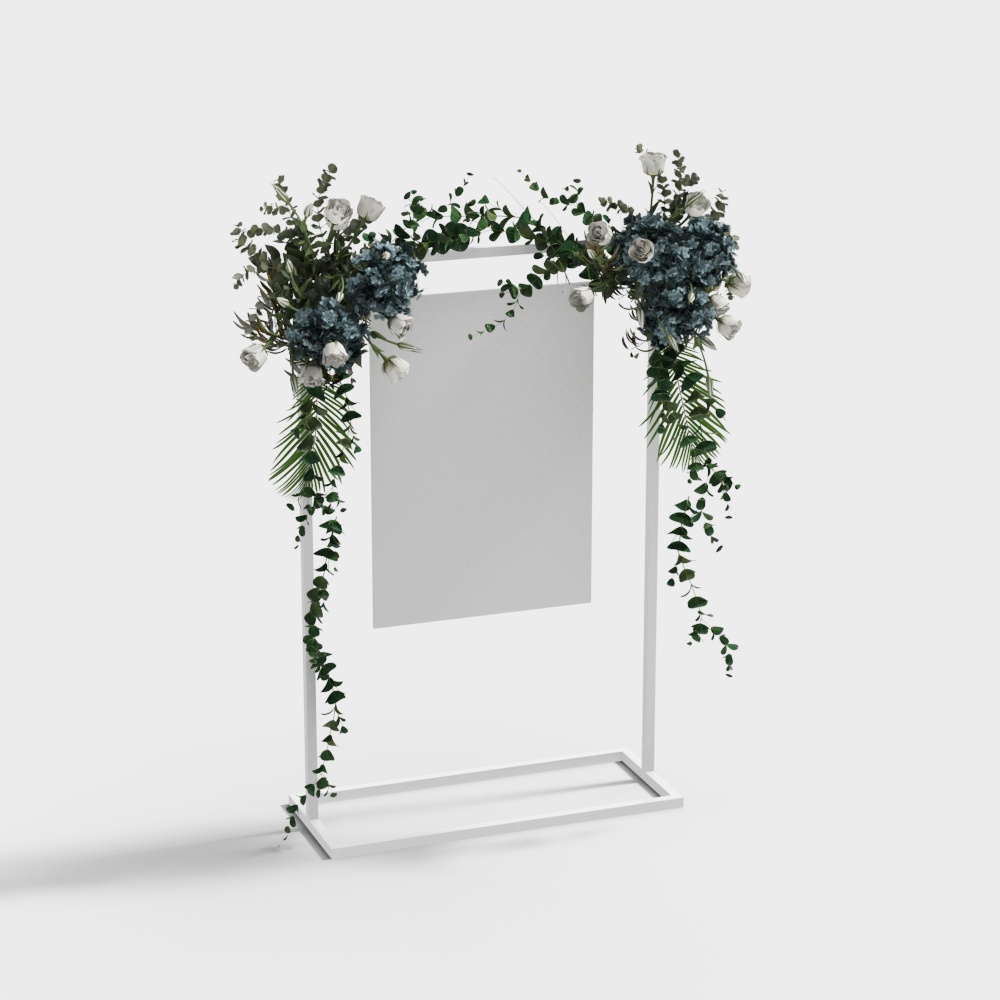 lawn wedding guide sign