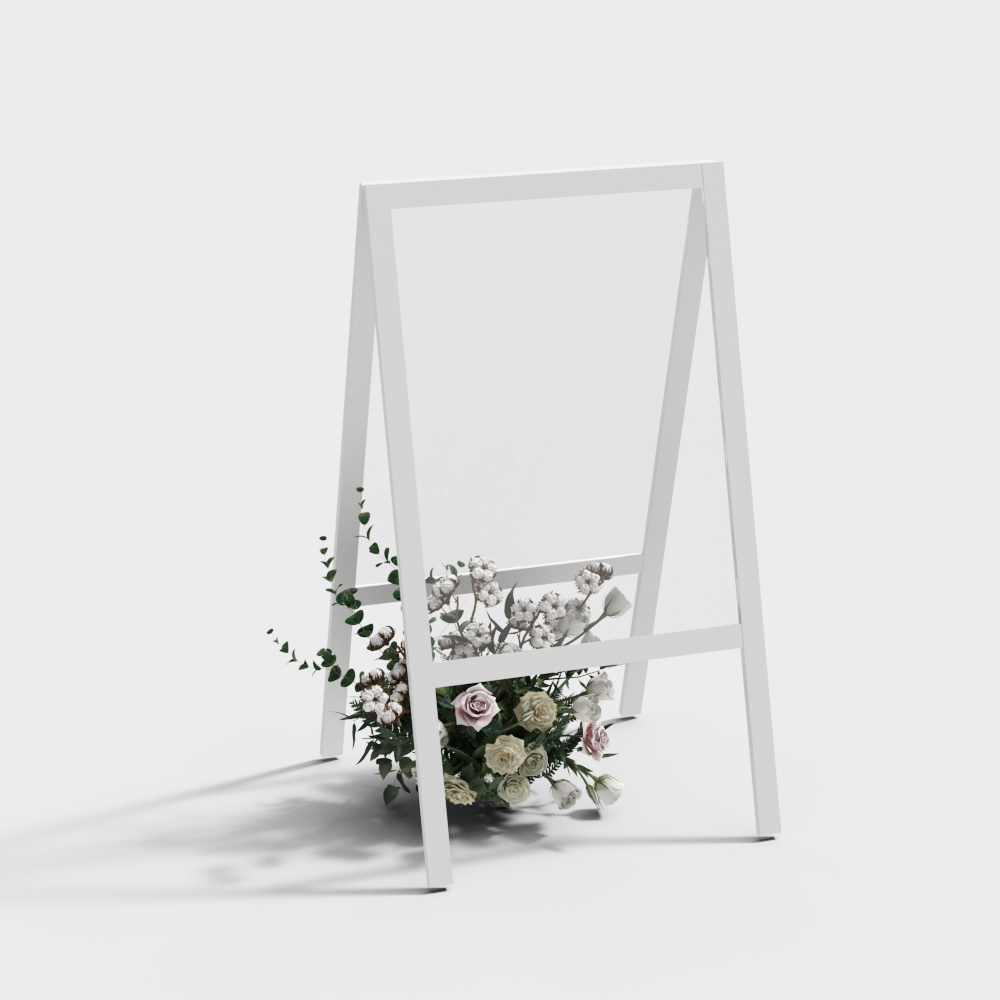 panneau de mariage sur la pelouse