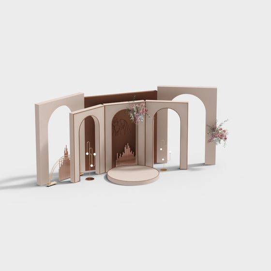 Elegant Archway 3D model