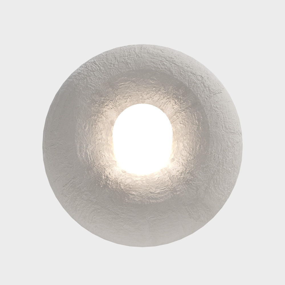 Future Halo 3D Model – Minimalist Circular Light Shade