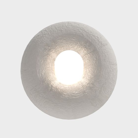 Wabi-Sabi Wall Lamp 3D Model in Gray