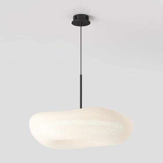 Elegant Low-Polygon 3D Pendant Lamp Model