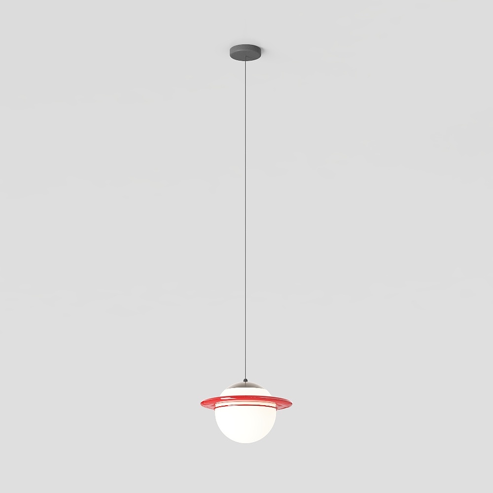 Modern Creamy Style Planet Pendant Lamp