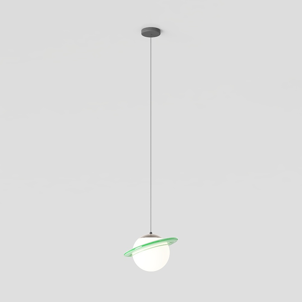 Modern Creamy Style Planet Pendant Lamp