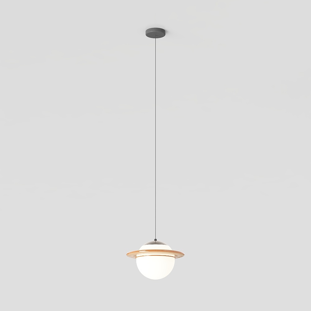 Modern Creamy Style Planet Pendant Lamp
