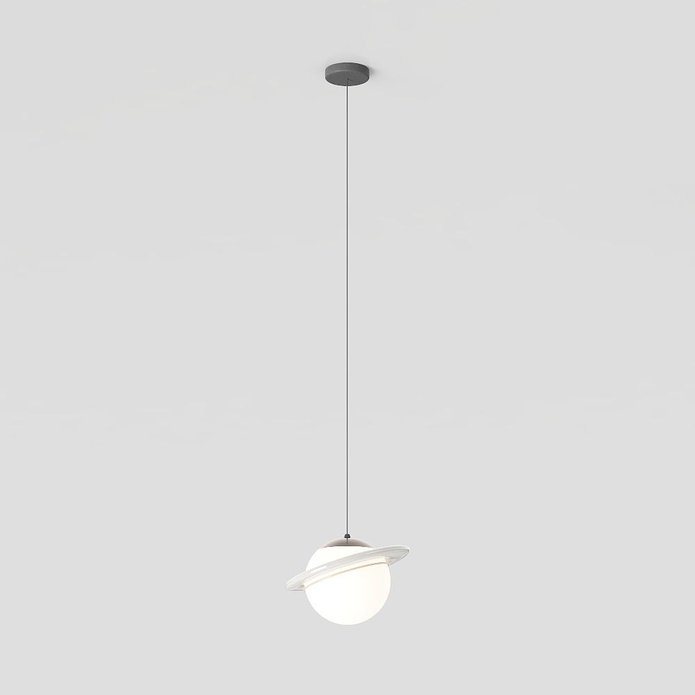 Modern Minimalist Planetary Pendant Light 3D model