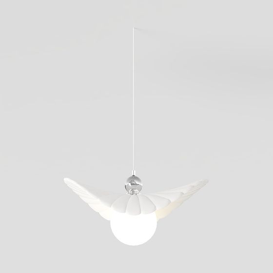 Wing Lamp 3D model - A Touch of Elegance