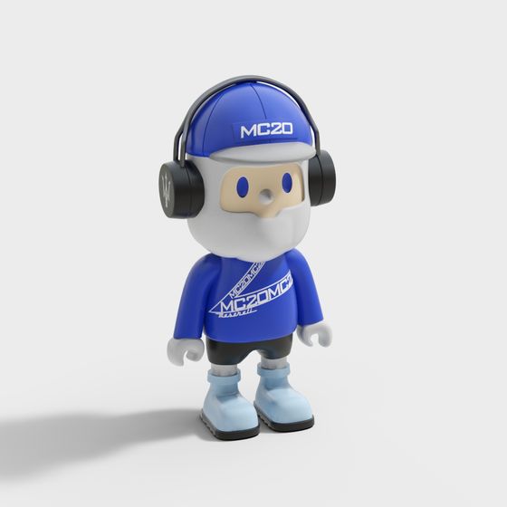 MC20 Modern 3D Model for Designers and Developers