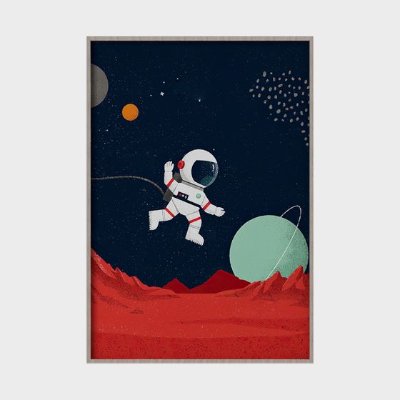 Futuristic Spacewalker 3D model