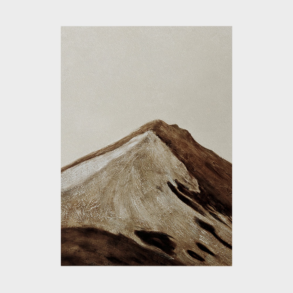 Snow-Capped Mountain Peak 3D Model – Low-Poly Textured