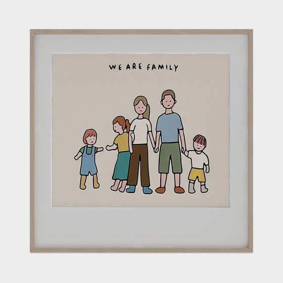 Family Gathering 3D model for Warm Home Scenes