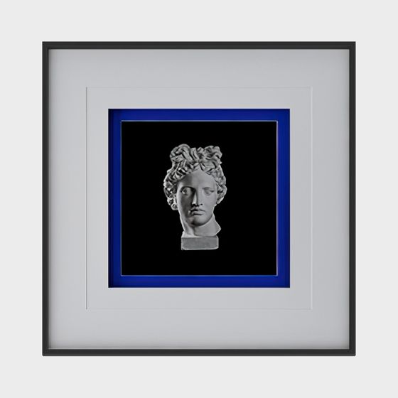 Low-Poly Ancient Goddess Head 3D model