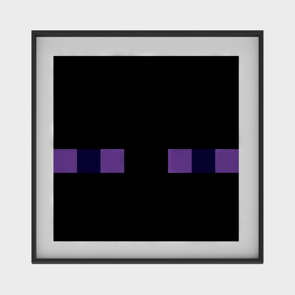 Pixel Face 3D Model - Unique Low-Poly Design