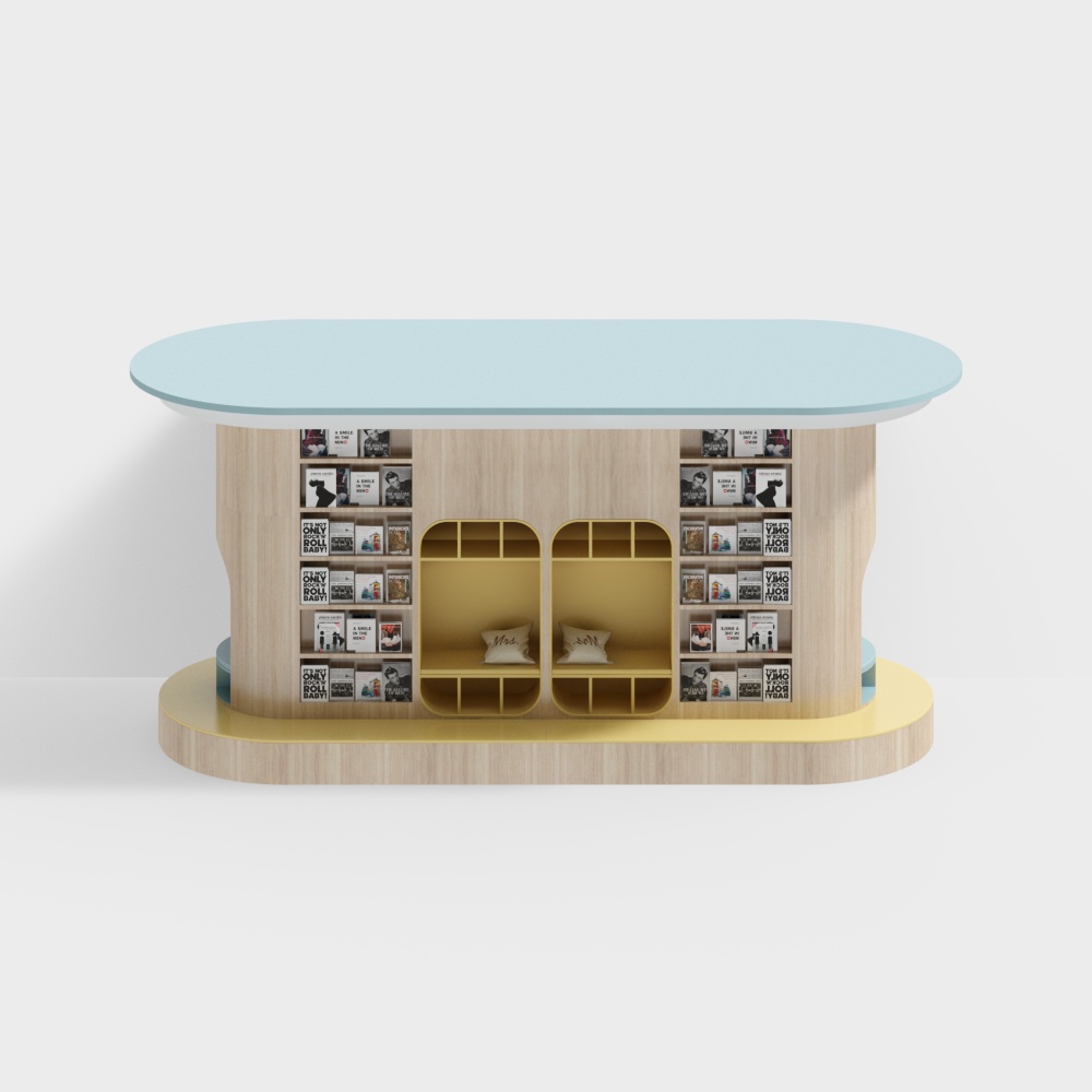 Reading room bookshelf