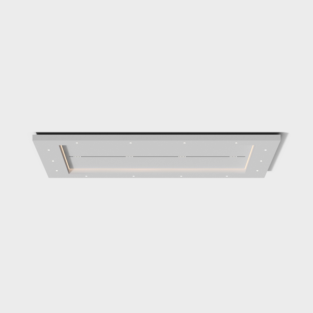 Sleek Low-Poly Ceiling Light 3D Model