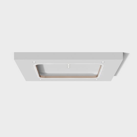 Suspended Lighting Fixture 3D model