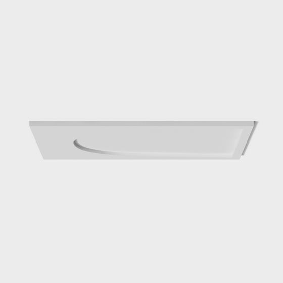 Streamline Shelf 3D model for Modern Design
