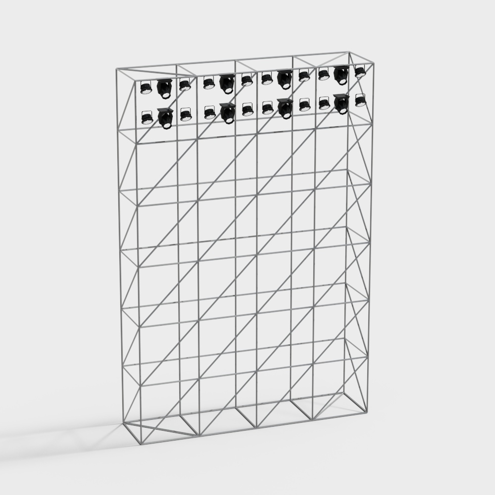 Small light stand on the left side of the film festival press conference dance