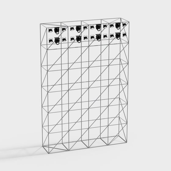 City Light Grid 3D model