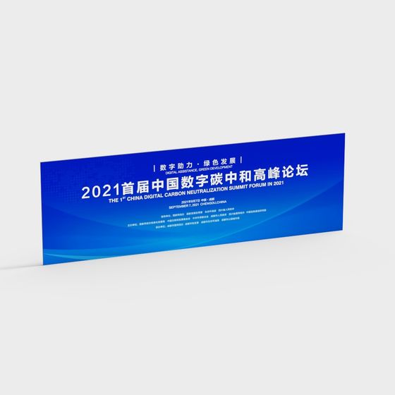 2021 China Digital Carbon Neutral Summit 3D model