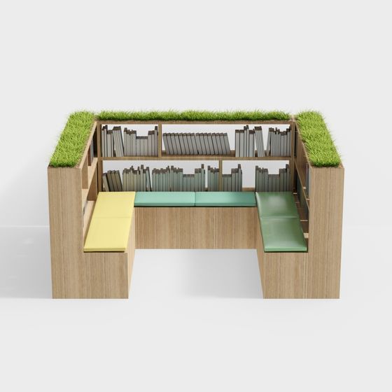 Urban Oasis Reading Nook 3D model
