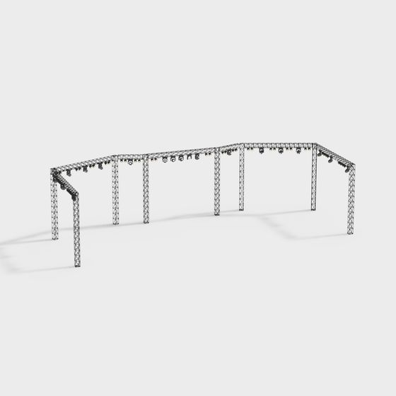 Stage Lighting Rig 3D model