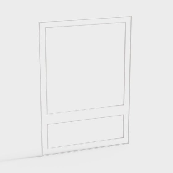 Minimalist Door 3D Model for Modern Spaces
