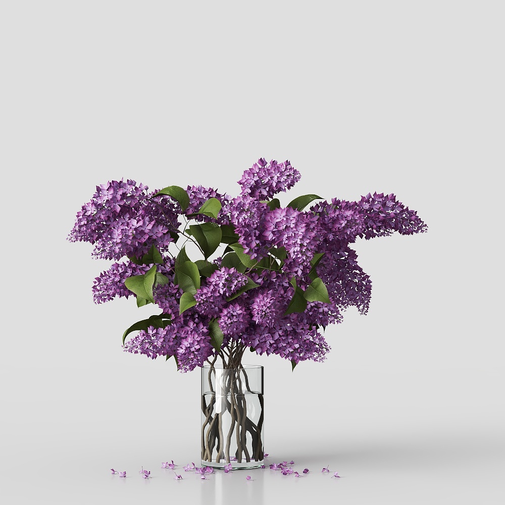 purple flowers