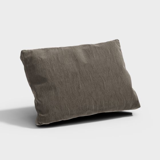 灰色のマ布クッション