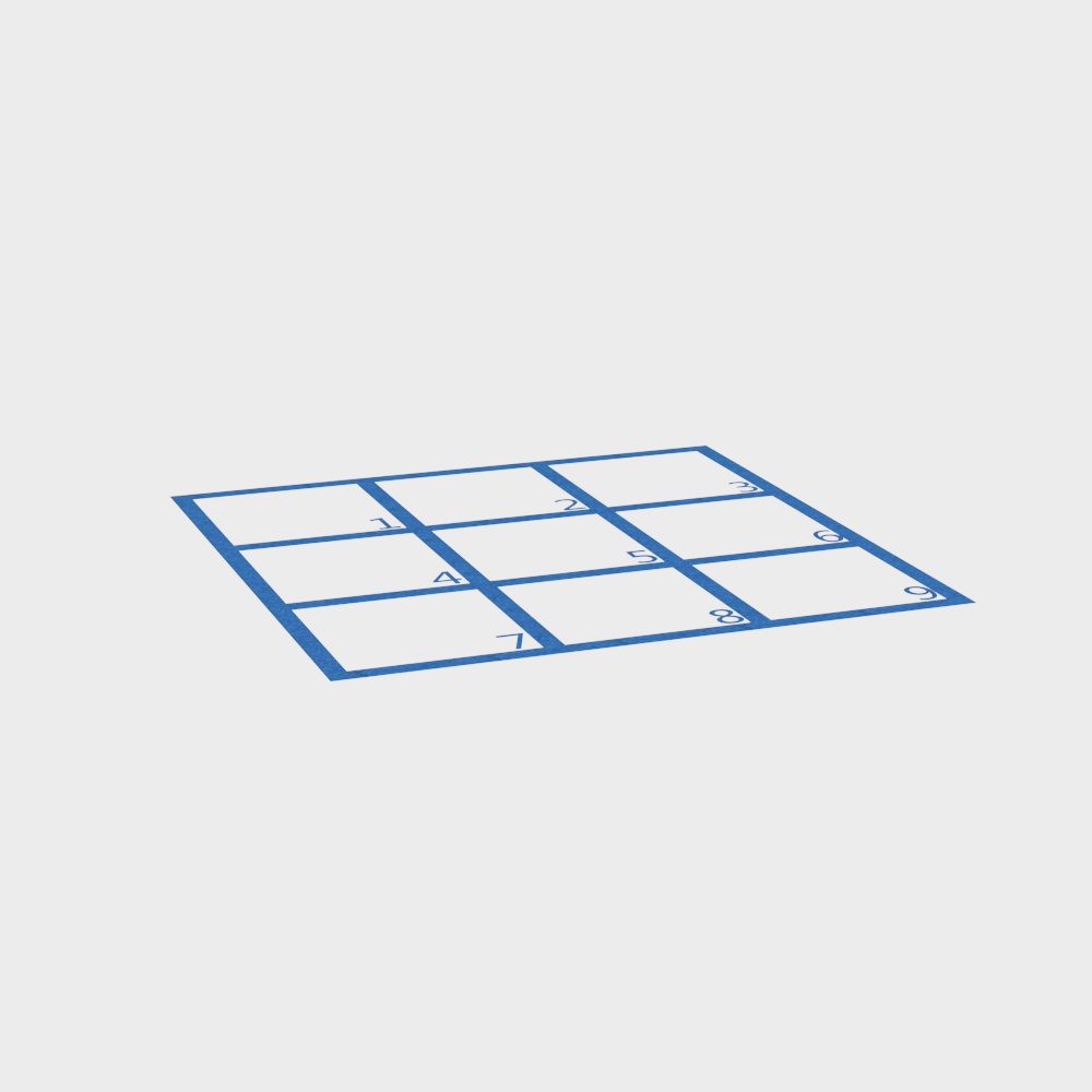 Low-Polygon Grid World 3D model for Designers and Developers