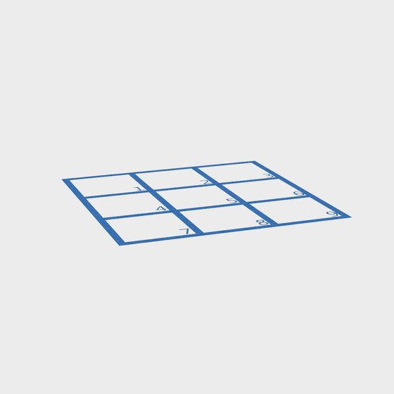 Low-Polygon Grid World 3D model for Designers and Developers