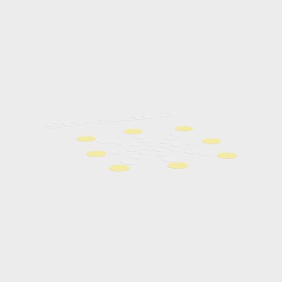 Glowing Discs 3D model for Creative Projects