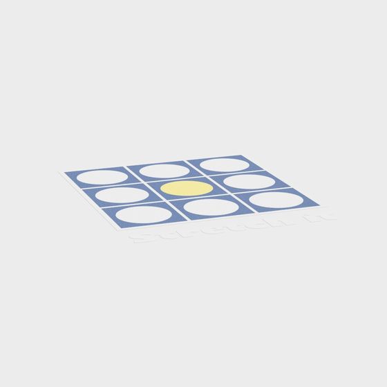 Tic-Tac-Toe Board 3D Model