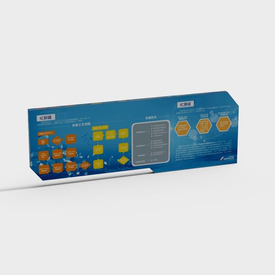 IC Packaging Information Display Box 3D model