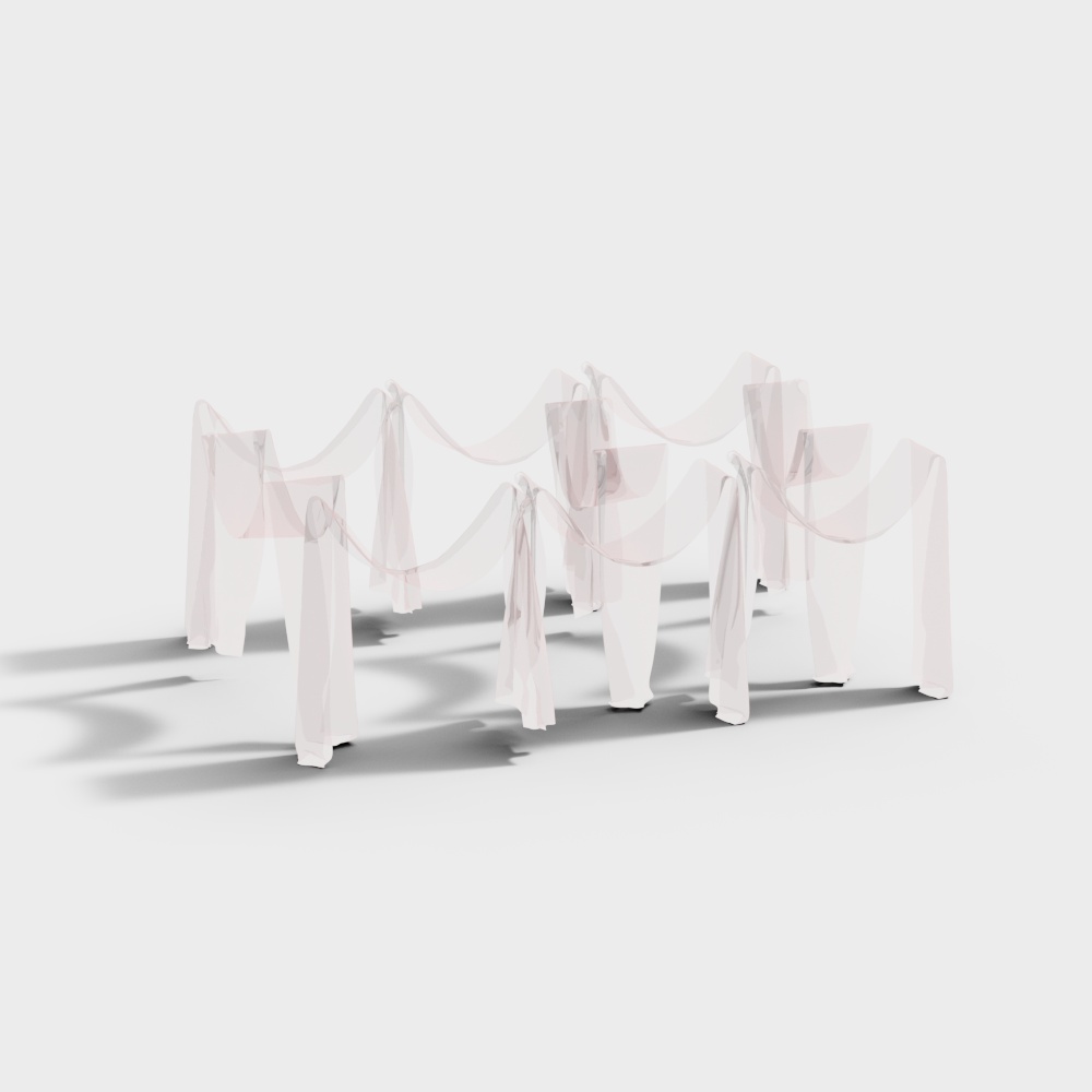 Ethereal Curtain 3D Model