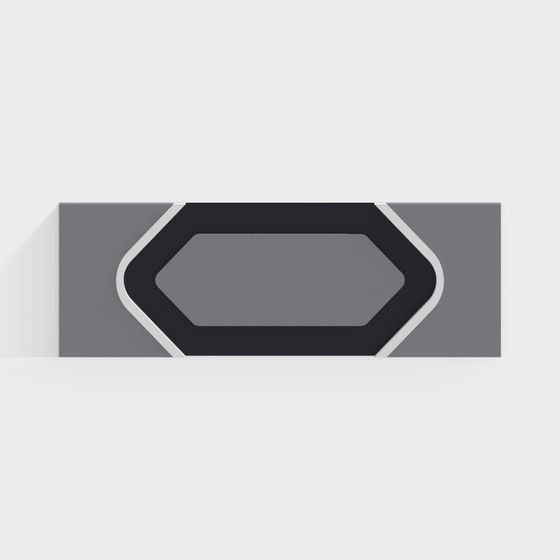 Modern Low-Poly Wall Decor 3D Model