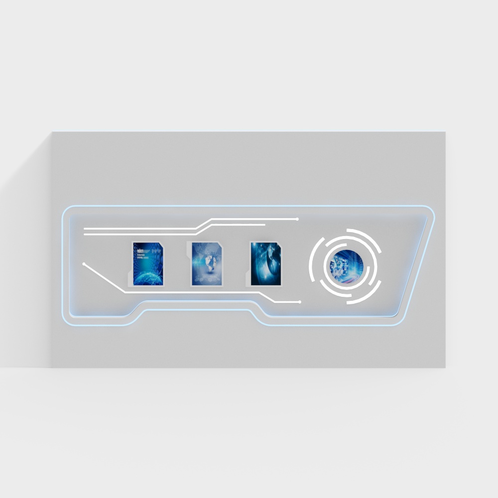 Background wall of science classroom