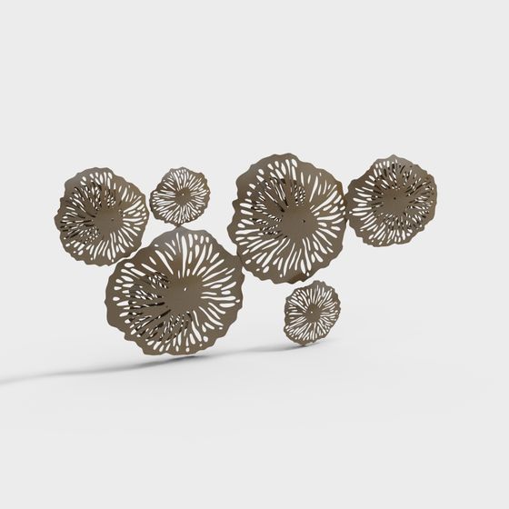 Elegant Petal-Shaped 3D Models for Natural Environments