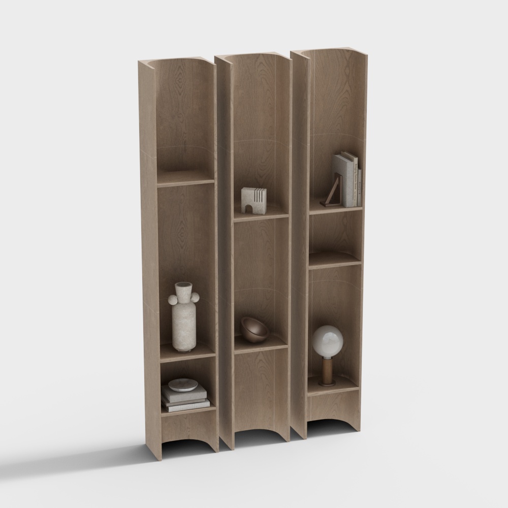 Wabi-Sabi Style Decorative Shelf