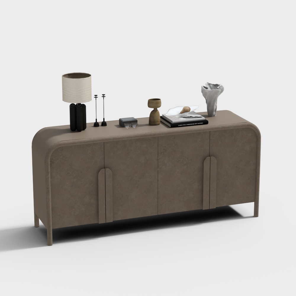 Moderner dekorativer Schrank