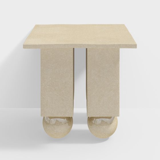 Minimalist Side Table 3D model