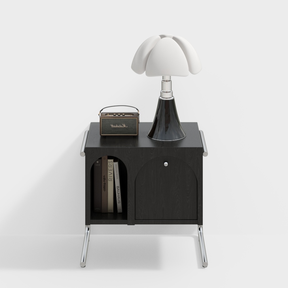 โต๊ะข้างเตียงไม้เนื้อแข็งสไตล์ฝรั่งเศส