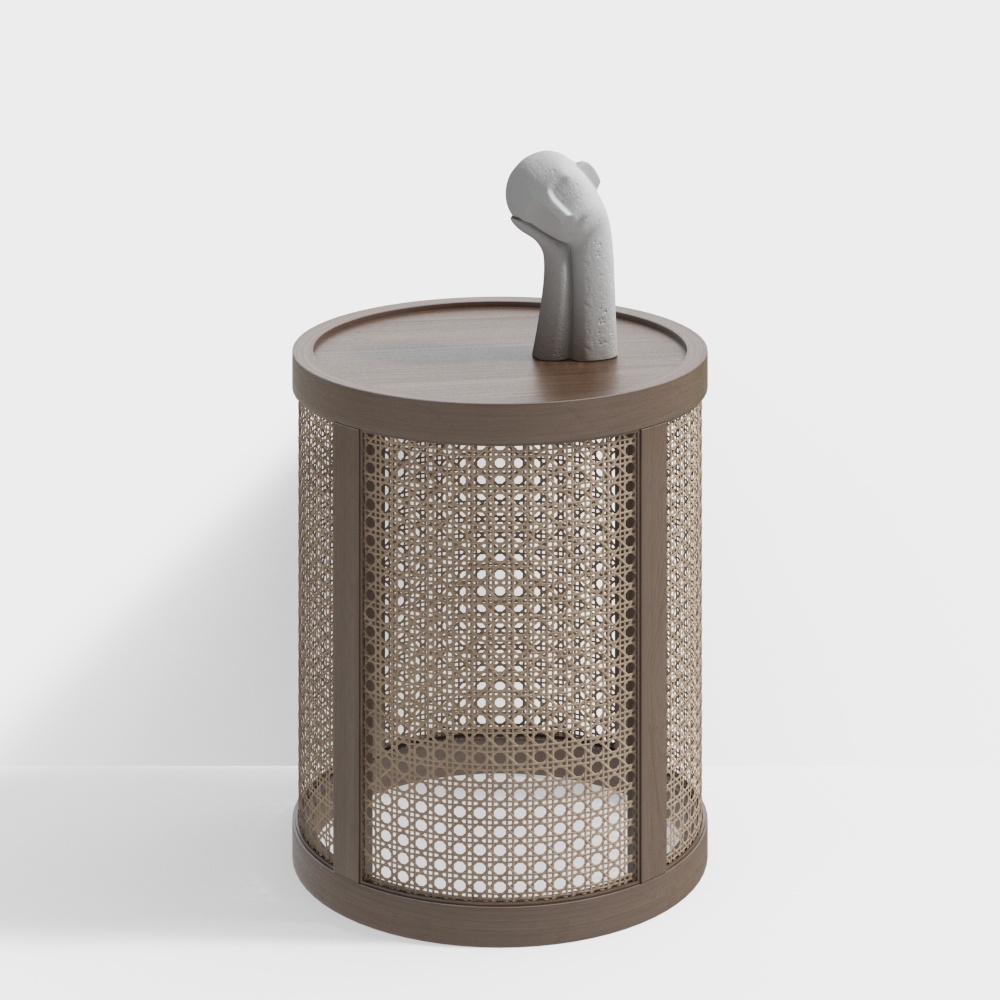 Beistelltisch im Wabi-Sabi-Stil