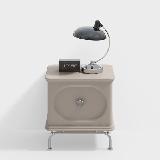 Stylish Nightstand 3D model for Contemporary Spaces