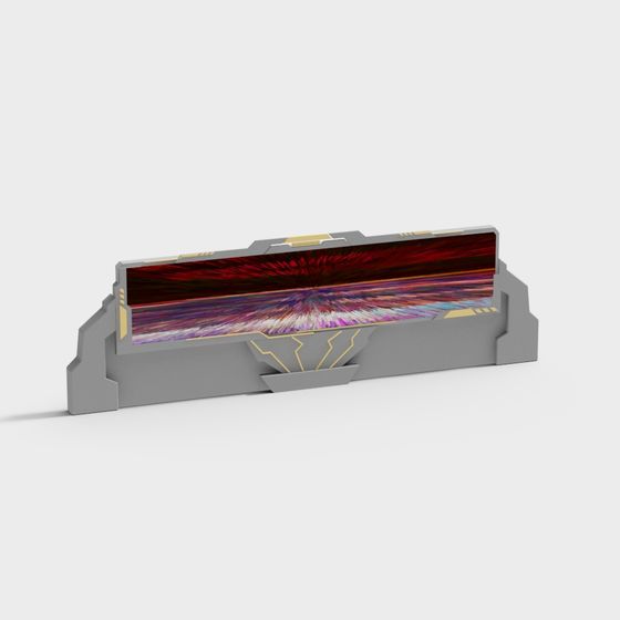 Futuristic Display Screen 3D model