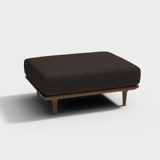 Cozy Ottoman 3D model